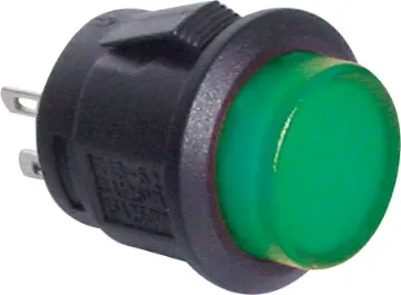 SPST Alternate LED Green Solder Tail Pushbutton Switch SPST alternate LED green solder tail pushbutton switch.
