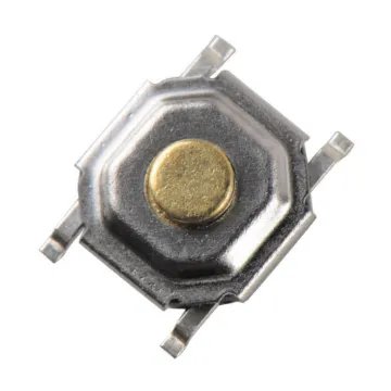 SPST Momentary SMD 1.6mm Tactile Switch Contact rating:	50mA @ 12V DC
Contact resistance:	< 100mΩ
Insulation resistance:	>100MΩ
Life: 100,000 cycles