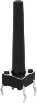 SPST Momentary PCB Mount 22mm Tactile Switch SPST Momentary 22.0mm
Contact rating:  50mA @ 12V DC
Contact resistance:  < 100mΩ
Insulation resistance: >100MΩ
Life:  100,000 cycles