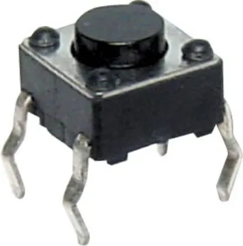 SPST Momentary PCB Mount 4.3mm Tactile Switch 0.8mm Actuator