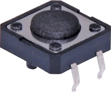 SPST Momentary PCB Mount 4.3mm Tactile Switch With Mounts With Locating Pegs