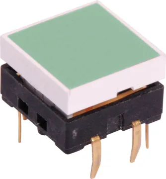 SPST Momentary Green LED PCB Mount Tactile Switch SPST momentary green LED PCB mount tactile switch.