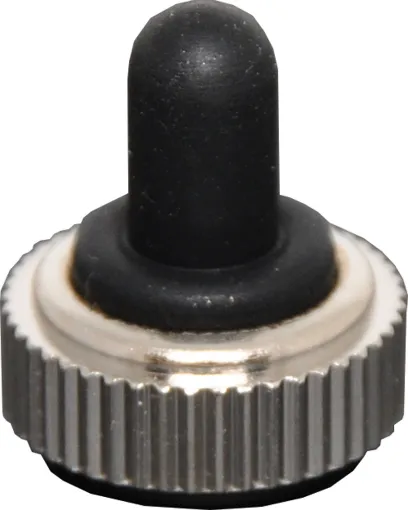 This cover screws on to the panel side of the switch, and doubles as the mounting nut. It protects the switch from moisture ingress through the front of the switch.