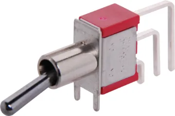 SPDT 90 Deg. PCB Mount Mini Toggle Switch The Salecom range of miniature and sub-miniature switches are pin for pin compatible with several other leading brands but at a fraction of the cost. Already many major manufacturers across Australia use the Salecom brand in preference 
to the more expens