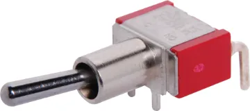 SPDT Horizontal Action PCB Mount Mini Toggle Switch The Salecom range of miniature and sub-miniature switches are pin for pin compatible with several other leading brands but at a fraction of the cost. Already many major manufacturers across Australia use the Salecom brand in preference 
to the more expens