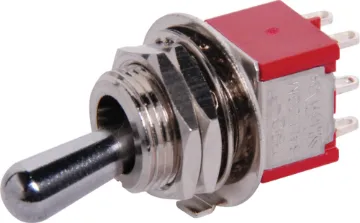 DPDT Heavy Duty Solder Tail Mini Toggle Switch The Salecom range of miniature and sub-miniature switches are pin for pin compatible with several other leading brands but at a fraction of the cost. Already many major manufacturers across Australia use the Salecom brand in preference 
to the more expens