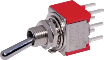 DPDT PCB Mount Mini Toggle Switch The Salecom range of miniature and sub-miniature switches are pin for pin compatible with several other leading brands but at a fraction of the cost. Already many major manufacturers across Australia use the Salecom brand in preference 
to the more expens