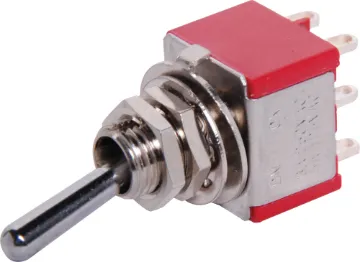 DPDT Centre Off Solder Tail Mini Toggle Switch The Salecom range of miniature and sub-miniature switches are pin for pin compatible with several other leading brands but at a fraction of the cost. Already many major manufacturers across Australia use the Salecom brand in preference 
to the more expens