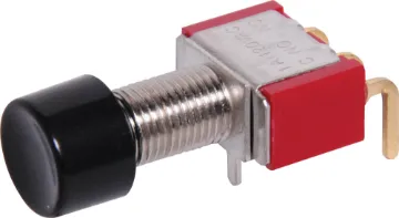 SPDT Mom. 90 Deg. Low Profile PCB Pushbutton Switch The Salecom range of miniature and sub-miniature switches are pin for pin compatible with several other leading brands but at a fraction of the cost. Already many major manufacturers across Australia use the Salecom brand in preference 
to the more expens