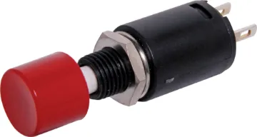 SPST Mom. Solder Tail Pushbutton Switch Momentary, 1.5A rated @ 250V AC