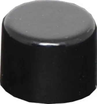 Small Cap Black Sub Mini Switch 5mm overall diameter, 4mm height.