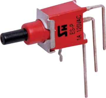 SPDT Mom. 90 Deg. PCB Sub-Mini Pushbutton Switch The Salecom range of miniature and sub-miniature switches are pin for pin compatible with several other leading brands but at a fraction of the cost. Already many major manufacturers across Australia use the Salecom brand in preference 
to the more expens