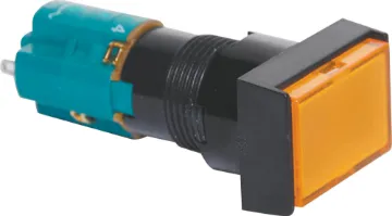 DPST Alt. Orange Illuminated Solder Tail Pushbutton Switch Alternate action type illuminated switch incorporating a very positive, audible and tactile feel when operated. Includes provision for a globe. In-built diffuser can be directly engraved.