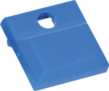 Blue Cap With LED Hole To Suit S1800 Cap with single LED hole.