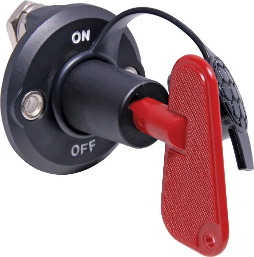Key is removeable. Rubber cap prevents dust and debris building up.
