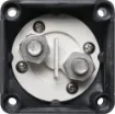 Rotary on/off master switch for high current DC circuits and battery banks.