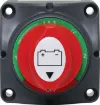 Four way rotary battery bank selector. Switch selections are, bank 1, bank 2, bank 1 & 2, OFF.