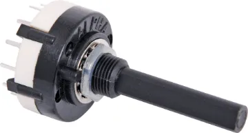 2 Pole 2-6 Position PCB Mount Rotary Switch User Selectable Configuration
Each switch includes a toothed washer with a mating series of sockets in the switch housing to enable the switch to be configured to your specific requirement.