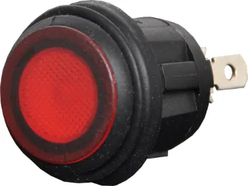 SPST LED 12V 20A IP65 Weatherproof Rocker Switch Switch type: SPST alternate rocker switch
Contact rating: 20A @ 12V DC
Neon: Red 12VDC
