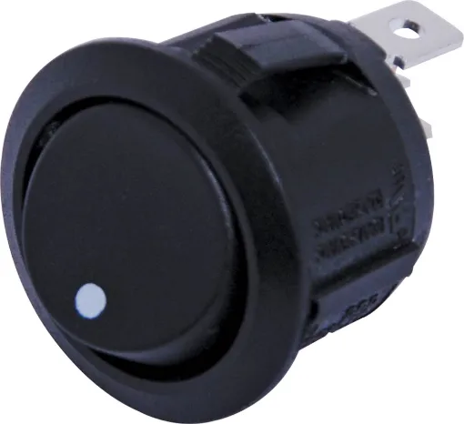 Switch Type: SPST Alternate rocker switch
Contact Rating: 6A @ 250V AC
Panel Cutout: 20.2mm&Oslash
Panel Thickness: 3mm Max.