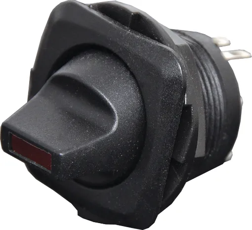 Switch Type: SPST Alternate rocker switch
Indicator: Red LED
Contact Rating: 6A @ 250V AC
Panel Cutout: 20mm&Oslash
Panel Thickness: 6mm Max.