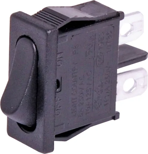 Switch Type: SPST rocker switch
Contact Rating: 6A @ 250V AC
Panel Cutout: 19.2 x 6.8 mm
Electrical Life: 10,000 Cycles
Mechanical Life: 50,000 Cycles
Contact Resistance: <20mR
Insulation Resistance: >1000MR
Dielectric Strength: >1500V AC 1 Minute