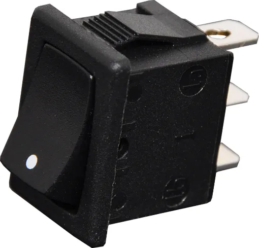 Contact Rating: 6A @ 250V AC
Panel Cutout: 19.2 x 13mm
Electrical Life: 10,000 Cycles
Mechanical Life: 15,000 Cycles
Contact Resistance: <20mR
Insulation Resistance: >1000MR
Dielectric Strength: >1500V 1 Minute
 >3000V Between Poles
