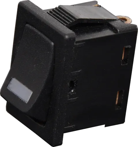 Switch Type: SPST
Contact Rating: 6A @ 250V AC
LED: Red, 1.8V DC
Panel Cutout: 19 x 13mm
Electrical Life: 10,000 Cycles
Mechanical Life: 15,000 Cycles
Contact Resistance: <20mR
Insulation Resistance: >1000MR
Dielectric Strength: >1500V 1 Minute
 >3000V Between Poles