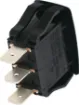 Switch Type: SPDT (Centre Off Momentary)
Contact Rating: 10A @ 250V AC
Panel Cutout: 27.6 x 13.8 mm 
Electrical Life: 20,000 Cycles
Mechanical Life: 100,000 Cycles
Contact Resistance: <50mR
Insulation Resistance: >100MR
Dielectric Strength: >1500V AC 1 Minute