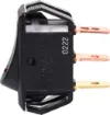 Designed for use in low voltage applications, this LED illuminated panel mount rocker switch is an SPST alternate type.