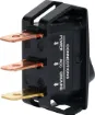 Designed for use in low voltage applications, this LED illuminated panel mount rocker switch is an SPST alternate type.