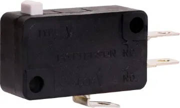 SPDT Momentary Microswitch Switch Type: SPDT Momentary
Contact Rating: 250VAC 5A for Resistive load, 250VAC 4A for Inductive load
Contact Resistance: <15mR
