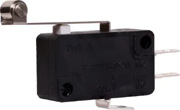 39mm Roller Lever SPDT Momentary Microswitch Switch Type: SPDT Momentary
Contact Rating: 250VAC 5A for Resistive load, 250VAC 4A for Inductive load
Contact Resistance: <15mΩ