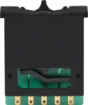 Panel mount BCD coded units which slot together to produce a bank of switches. Each unit is engraved (white on black). Output is 8-4-2-1 weighting.Gold plated PCB tracks and connections. Cutout for one unit plus end caps 16 x 30mm. Allow further 8mm per u