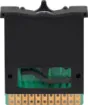 Panel mount Decimal coded units which slot together to produce a bank of switches. Each unit is engraved (white on black). Output is 8-4-2-1 weighting.Gold plated PCB tracks and connections. Cutout for one unit plus end caps 16 x 30mm. Allow further 8mm p