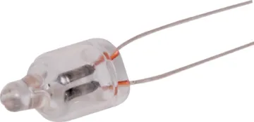 90-240V AC Pigtail Neon 90-250V AC. Requires series resistor depending on operating voltage.
R = 240k Ohm @ 240V AC.