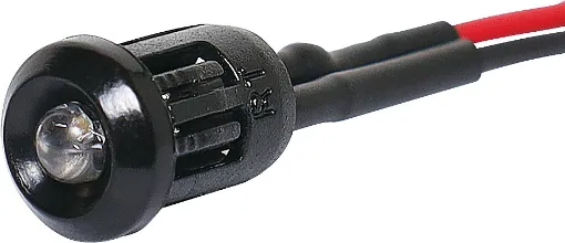 Working Voltage: 5-15VDC
Mounting Hole: 6mm dia.
Mounting Depth: 18mm
Lead Length: ˜ 190mm