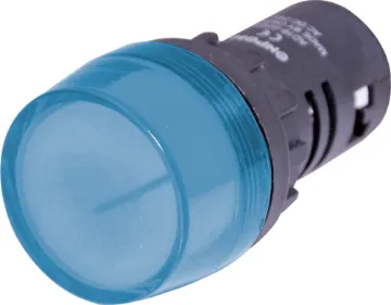 Blue 12V AC/DC 29mm Panel Lamp Voltage: 12V
Electrical life: 30,000 hours
Dialectric strength: 2.5KV (AC RMS), 1min
Frequency: 50-60Hz
Rated operating current: <20mA
Brightness: >100cd/m2
Insulation resistance: 5M Ohm
IP Class: IP40.