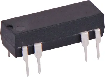 0.5A 12VDC SPST DIP PCB Mount Reed Relay Fully sealed construction (immersion cleanable).  
DIL pitch terminals.