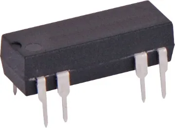 0.5A 12VDC SPST DIP PCB Mount Reed Relay Fully sealed construction (immersion cleanable).  
DIL pitch terminals.