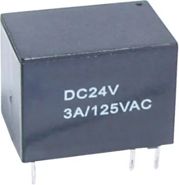 3A 24VDC SPDT PCB Mount Micro Relay Fully sealed construction (immersion cleanable).