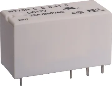 25A 12VDC SPDT PCB Relay 25A SPDT relay. PCB mount style. 12V DC coil.
Fully sealed construction makes it ideal for immersion cleaning and large scale manufacturing