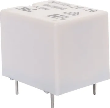 10A 24VDC SPDT PCB Mount Relay Non-sealed type, suitable for flow soldering