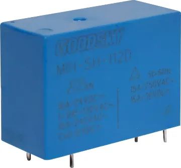 16A 12VDC SPDT PCB Mount Relay Fully sealed construction (immersion cleanable).