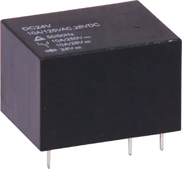 10A 24VDC SPDT PCB Mount Relay Non-Sealed type, suitable for flow soldering