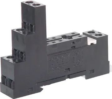 DPDT 10A DIN Rail Mount Relay Cradle Base DPDT Model 
Suits: S 4188C, S 4190C, S4195C
Connections Are via screw terminals.