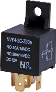 12VDC 30A SPDT Automotive Relay Suitable for automotive applications such as alarms, lights, etc. 30A NC rated.