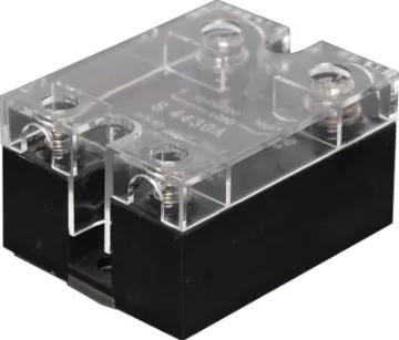 DC 100A SPST Solid State Relay No moving parts and no contact arcing. Features zero voltage turn on, zero current turn off. Switches DC only. 5-30V DC coil.