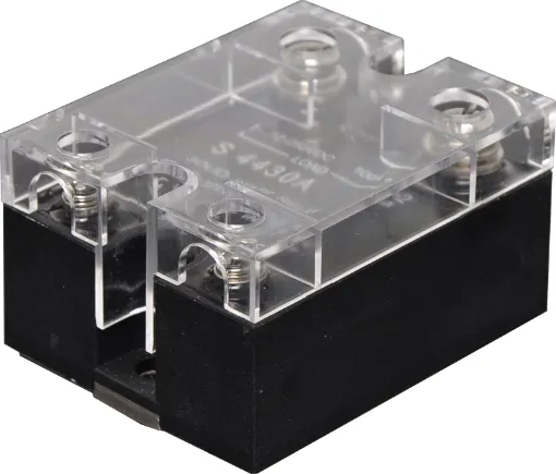 No moving parts and no contact arcing. Features zero voltage turn on, zero current turn off. Switches DC only. 5-30V DC coil.
