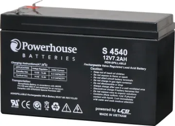 12V 7.2Ah Sealed Lead Acid (SLA) Gel Battery 4.8mm/F1 This 12V 7.2Ah sealed lead acid (SLA) battery is perhaps the most common size SLA battery in use.